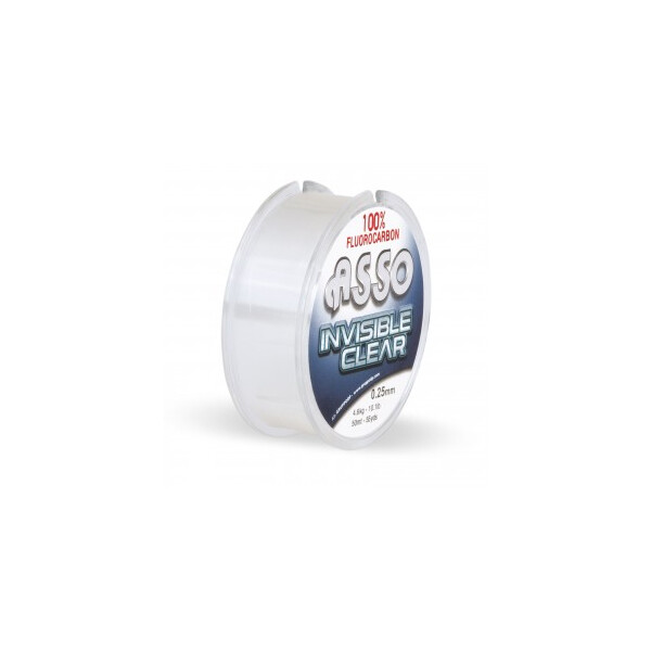 ASSO Invisible Clear Fluorocarbon &Oslash;0,21mm 3,40kg