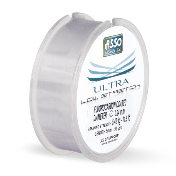 ASSO UltraLow Stretch Fluorocarbon Coated &Oslash; 0,20mm  4,18kg kg