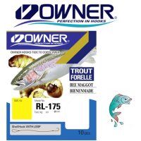 Owner Bienenmaden Haken Gr.6 Ø0,25mm 5,8kg 8St.