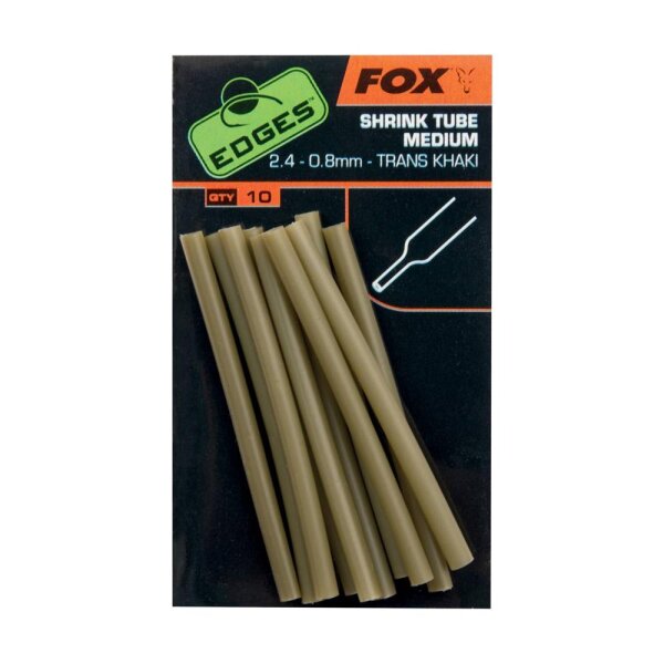 Fox Shrink Tube Medium x10 -  0,8-2,4