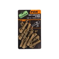 Fox Slik Lead Clips &amp; Pegs Size 10