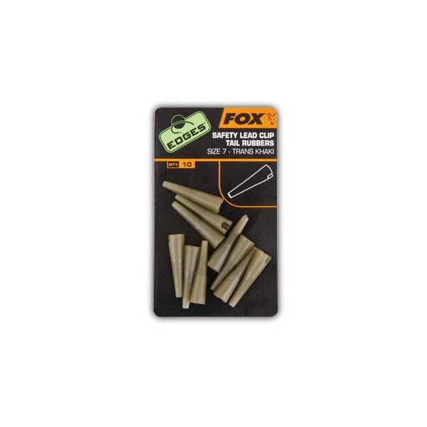 Fox Safety Lead Clip Tail Rubbers Size 7