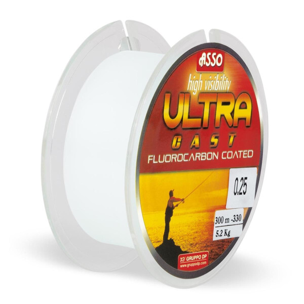 Asso Ultra Cast Fluo White 300m 0,18mm  2,8kg / 4,8kg