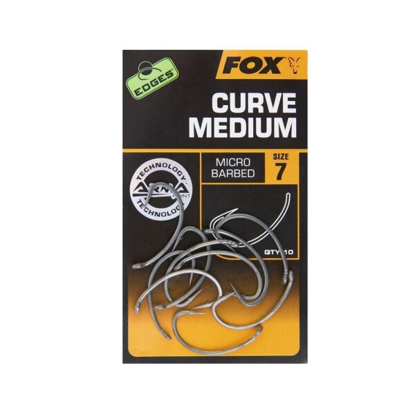 Fox Curve Medium Hooks 10 St&uuml;ck