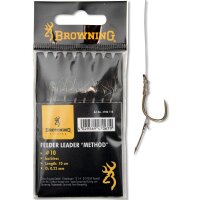 Browning - Method Feeder Vorfachhaken mit Boilie Nadel 10cm barbless