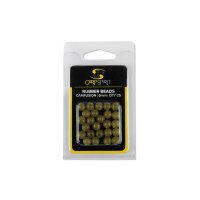 Carp Spirit Rubber Beads 6mm 25  St&uuml;ck Weed green