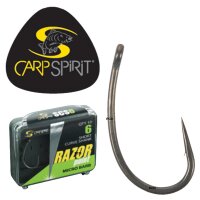 Carp Spirit - Razorpoint Short Curve Shank 10 St.Barbed Gr.8