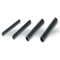Flexonit Quetschh&uuml;lsen black nickel 8mm lang 0,6mm 0,15-0,25mm