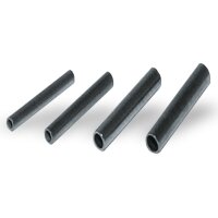 Flexonit Quetschhülsen black nickel 8mm lang 0,6mm 0,15-0,25mm