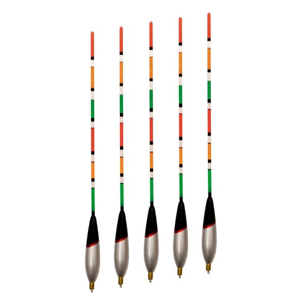 Behr Vorbebleite Wagglerposen 5 verschiedene größen "Multicolor" 8+2g