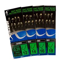 Matrix Rig 4" Method Bait Band 8 Stück Gr.18