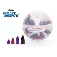 Bullet Weights Painted Bullet Weights 18 Teile