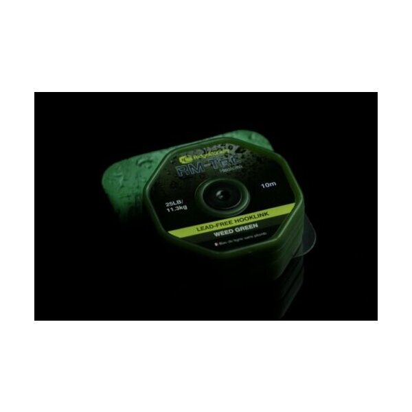 Ridge Monkey RM Tec Lead Free Hooklink 10m 25lb 11,3kg Weed Green