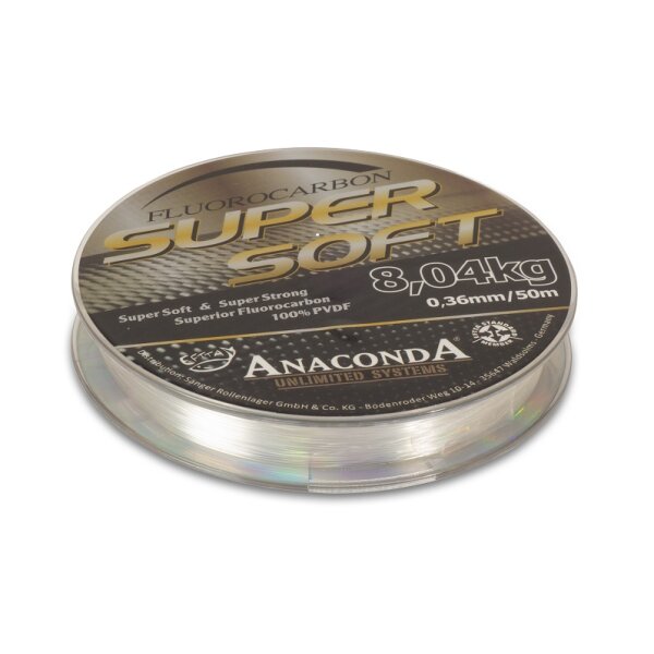 Anaconda Supersoft Fluorocarbon 50m 16,48kg Ø0,50mm