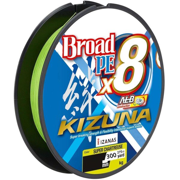 Owner Kizuna 270m Chartreuse - 0,19mm / 11,9kg
