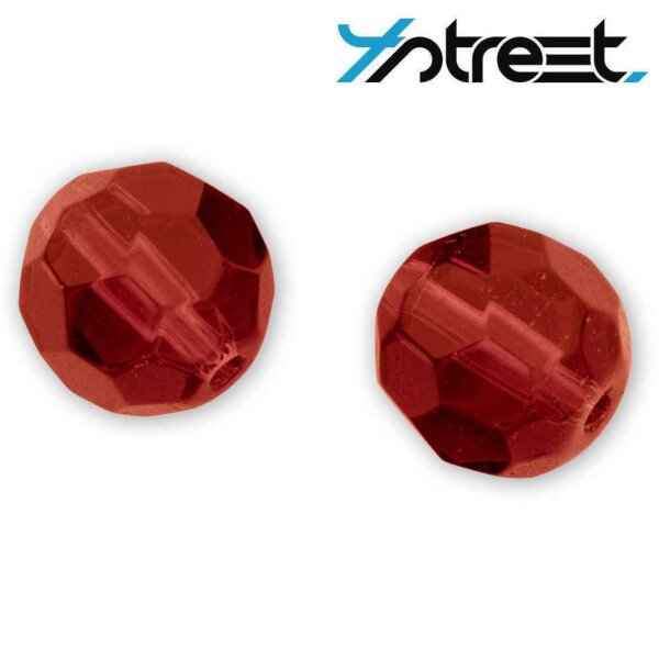 Quantum 4street Glass Bead 10mm 10 St. rot