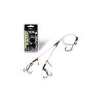 Mr.Pike Ghost Traces Twin Hook Release Rig 50cm