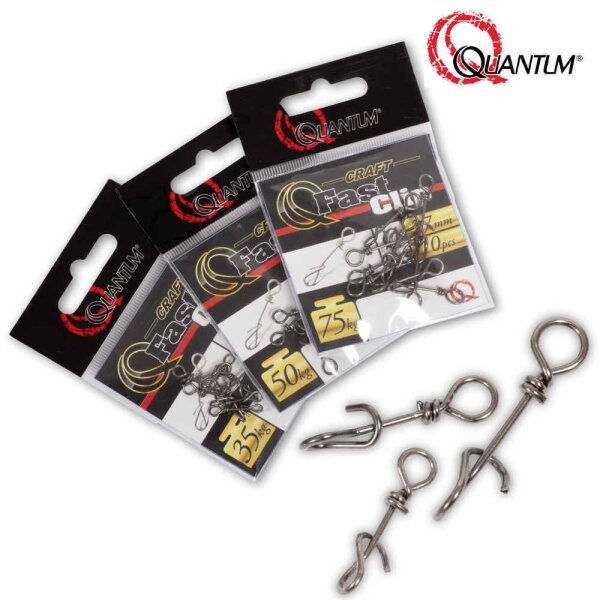 Quantum Fast Clip 2,3cm Ø0,9mm 50kg 10St.