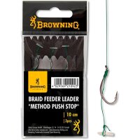 Browning Braid Feeder Leader Method Push Stop 3St. 10cm