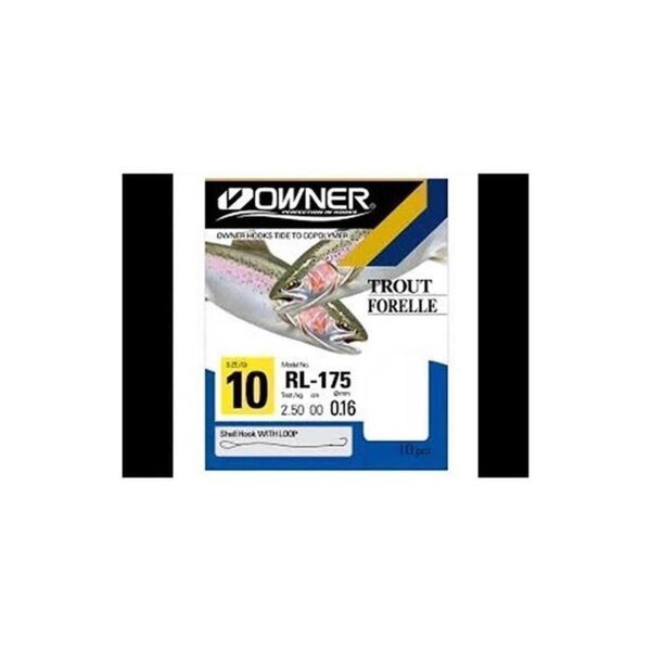 Owner Forellenhaken 2m Gr.4 0,25mm 8 St.