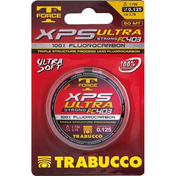 Trabucco XPS Ultra Strong 100% Fluorocarbon 0,26mm 50m 6,92kg