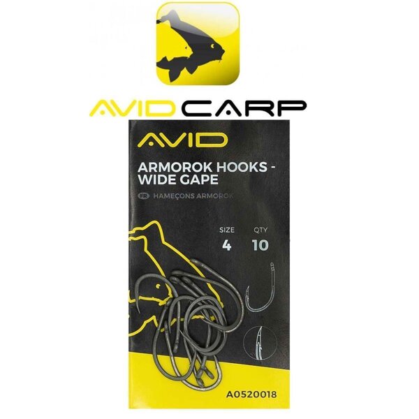 Avid Carp Armorok Wide Gape Hook Gr.8