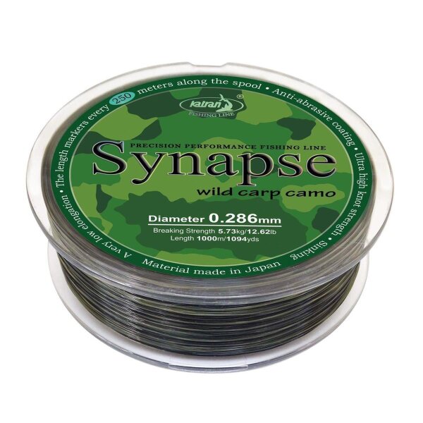 Katran Synapse Wild Carp Camo 1000m Ø0,331mm 7,64kg