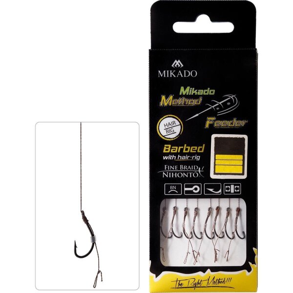 Mikado Method Feeder Rig braid 10cm 8 St.