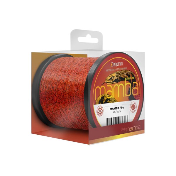 Delphin MAMBA Carp Fire 0,32mm 7,4kg 1200m