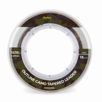 Avid Carp Outline Camo Tapered Leader 0,31mm-0,57mm 15m 3St.