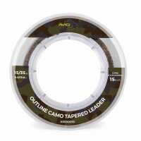 Avid Carp Outline Camo Tapered Leader 0,33mm-0,57mm 15m 3St.