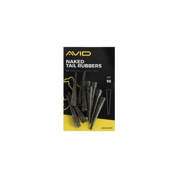 Avid Carp Naked Tail Rubbers 10 St.