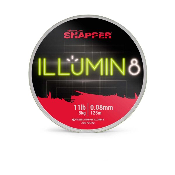 Korum Snapper Illumin8 Braid 0,08mm 5kg