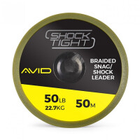 Avid Carp Shock Tight Braided Snag/Shock Leader 50lb 50m