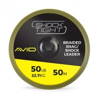 Avid Carp Shock Tight Braided Snag/Shock Leader 50lb 50m