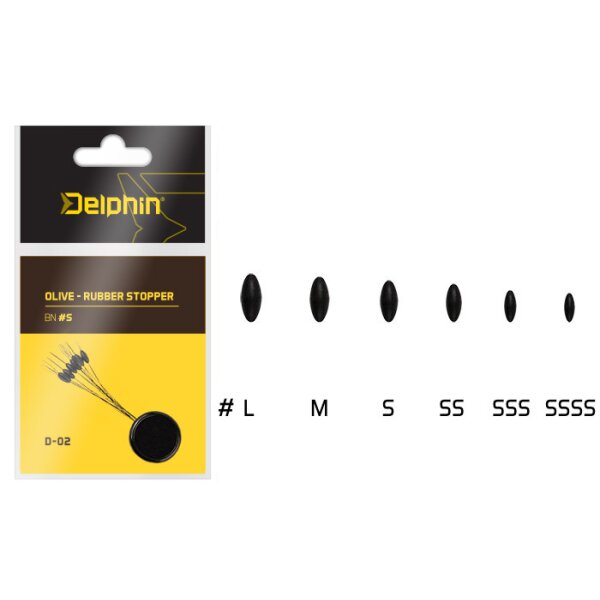 Delphin Rubber Stop Olive M