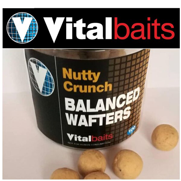 Vital Baits Nutty Crunch Wafters 18mm 100g