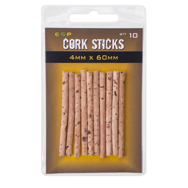 E.S.P. Cork Stick 4mm 10St.