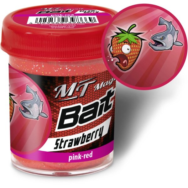 Magic Trout Trout Bait Erdbeere pink rot 50g