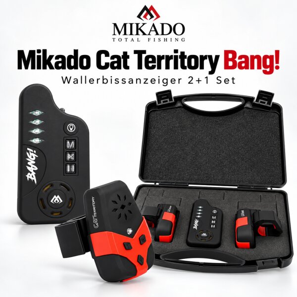 Mikado Cat Territory Bang! Wallerbissanzeiger 2+1 Set
