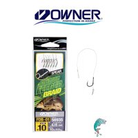Owner Method Feeder Haken braid mit Speer 6St. Gr.8 Ø0,15mm