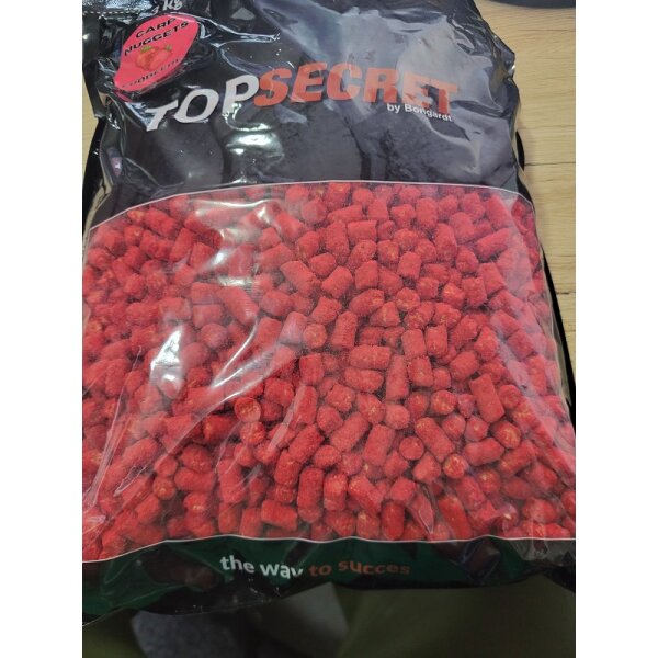 Top Secret Carp Nuggets Erdbeere 3kg