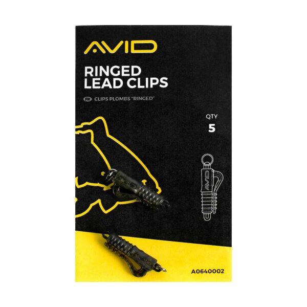 Avid Carp Outline Ringed Lead Clips