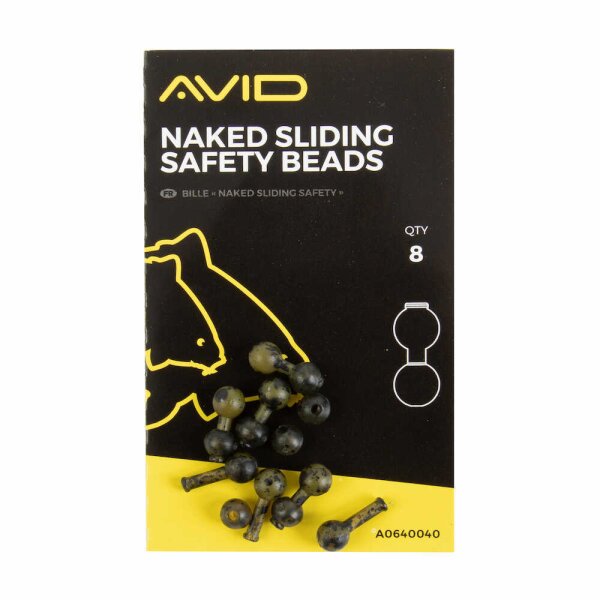 Avid Carp Naked Sliding Safety Beads