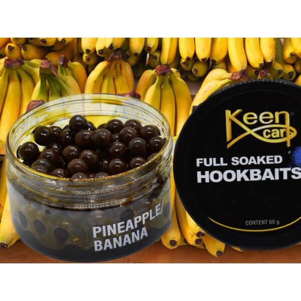 Keen Carp Full Soaked Hookbait Pineapple Banana 8mm 60g