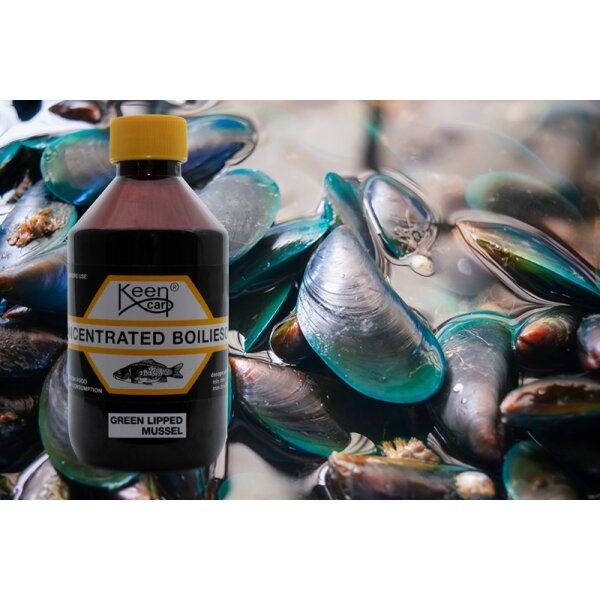 Keen Carp Boiliesoak Green Lipped Mussel 250 ml.