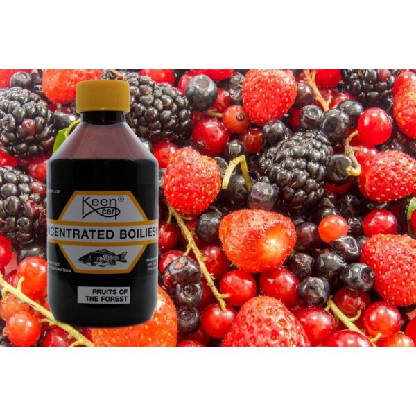 Keen Carp Boiliesoak Fruits of the Forest 250 ml.