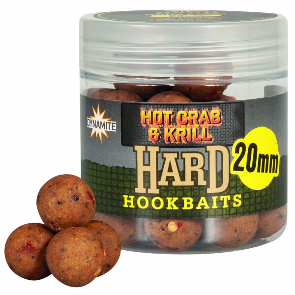 Dynamite Baits Hot Crab&Krill Hard Hookbaits 20mm