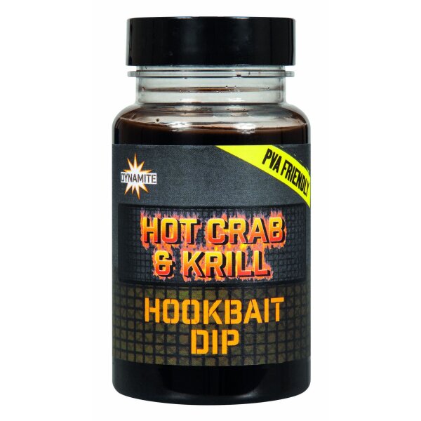 Dynamite Baits Hot Crab&Krill Dip 100ml