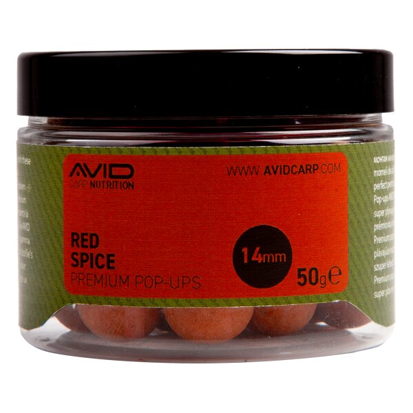 Avid Carp Red Spice Pop-Ups 14mm 50g